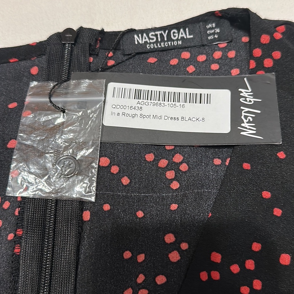 Nasty Gal In A Rough Spot Midi Dress NWT - Picture 3 of 5